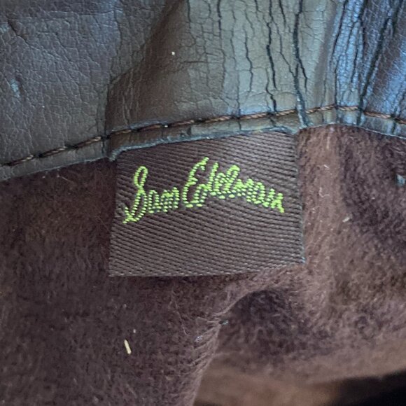 Sam Edelman Presley Tan Leather Knee High Boots Size 8M Riding Style - Picture 8 of 10